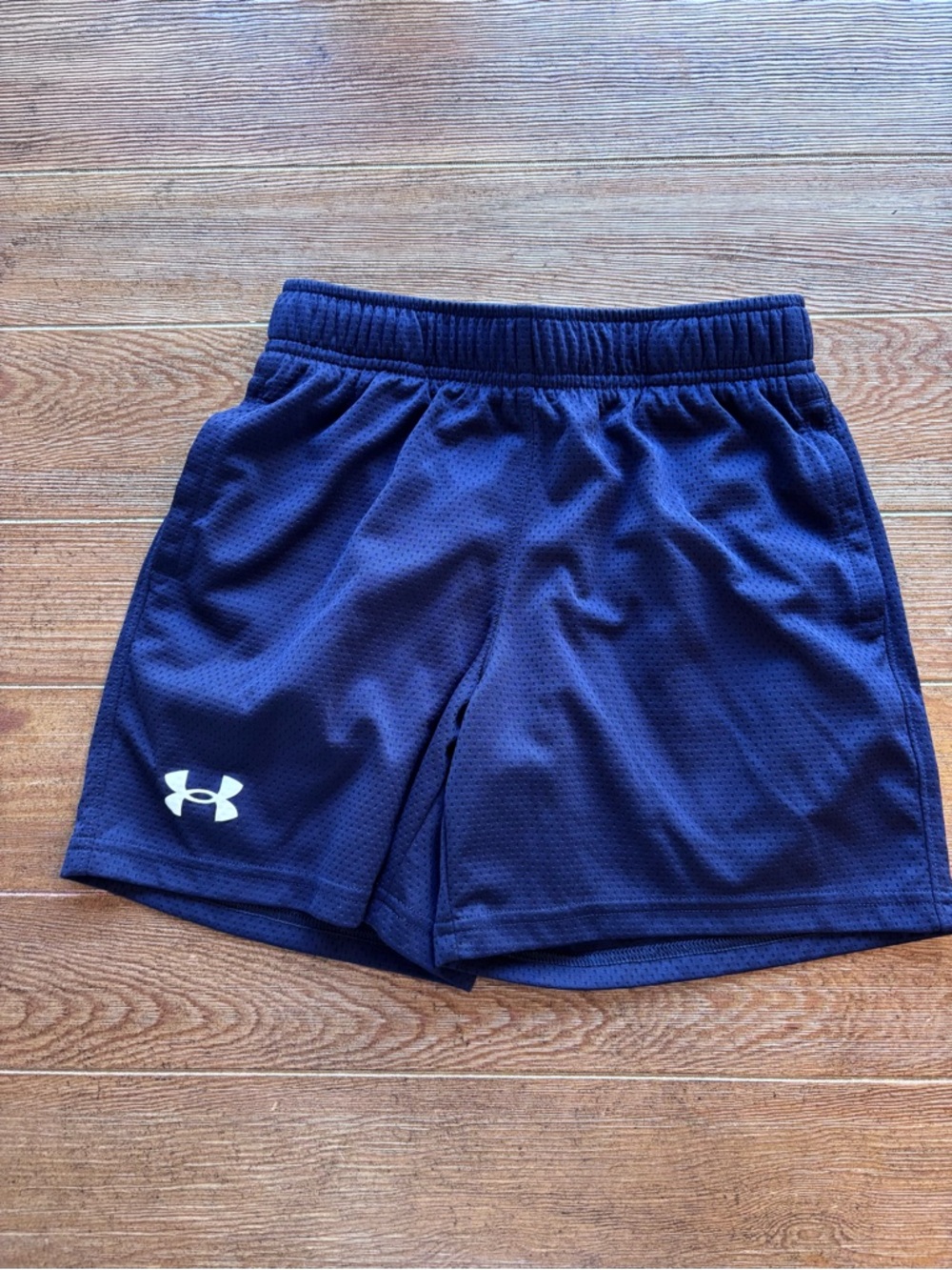 Under Armour Dark Blue Youth Athletic Shorts